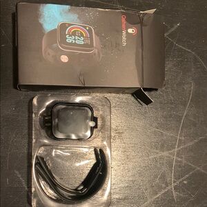 Black Oshen Smartwatch with Color Display